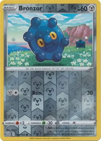 Battle Styles Bronzor #101/163 reverse holo